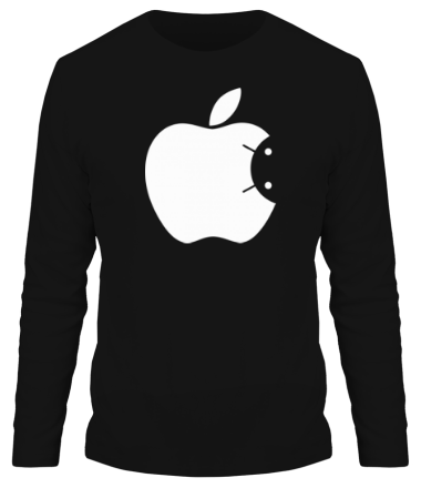 Мужская футболка длинный рукав Android&IOS