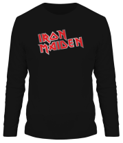 Мужская футболка длинный рукав Iron Maiden (metal) фото