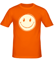 Мужская футболка Позитивный смайл (свет) фото