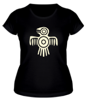 Женская футболка Египетская птица (свет)