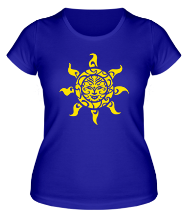 Женская футболка Рисунок солнца