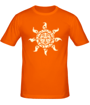 Мужская футболка Рисунок солнца (свет) фото