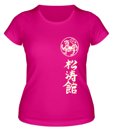 Женская футболка Шотокан карате (свет)