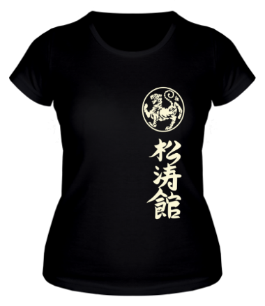 Женская футболка Шотокан карате (свет)