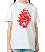 Детская футболка Огненный демон фото