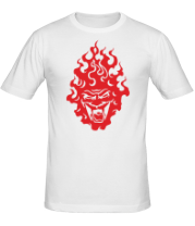Мужская футболка Огненный демон фото