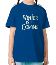 Детская футболка Winter is coming (свет)