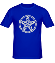 Мужская футболка Звезда из кельтских узоров (свет) фото