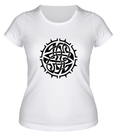 Женская футболка Тату из кельтских узоров