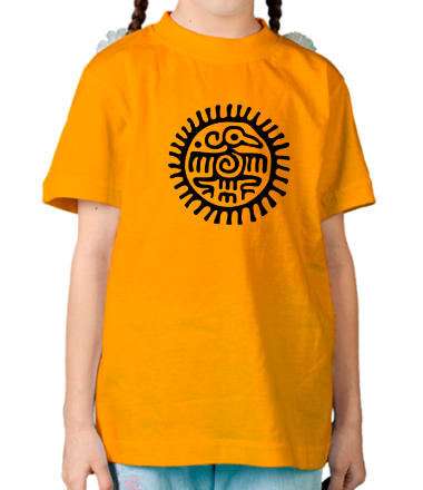 Детская футболка Ацтекские узоры - птица