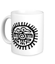Кружка Ацтекские узоры - птица фото