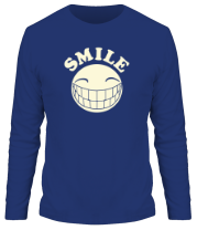 Мужская футболка длинный рукав SMILE (свет) фото