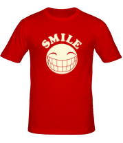 Мужская футболка SMILE (свет) фото