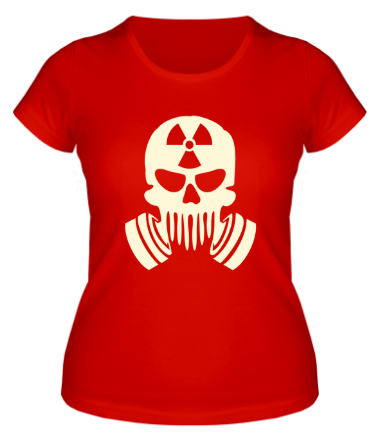 Женская футболка Радиация (свет)