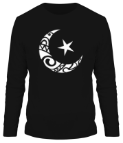 Мужская футболка длинный рукав Исламский символ