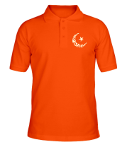 Мужская футболка поло Исламский символ (свет) фото