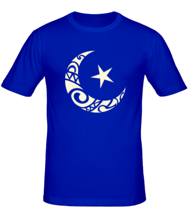 Мужская футболка Исламский символ (свет)