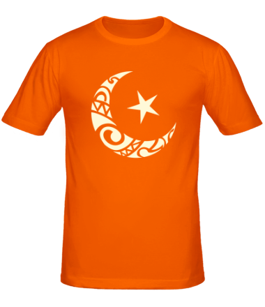 Мужская футболка Исламский символ (свет)