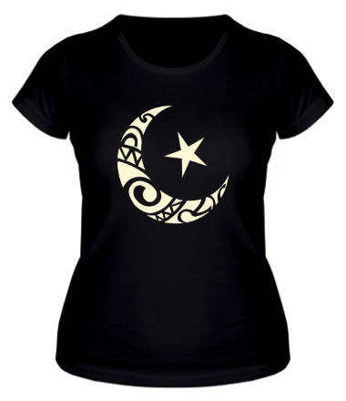 Женская футболка Исламский символ (свет)
