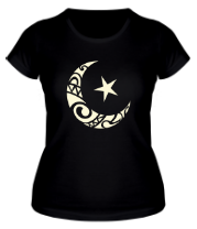 Женская футболка Исламский символ (свет) фото