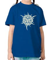 Детская футболка Узор шипованная звезда (свет) фото