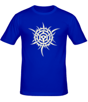 Мужская футболка Узор шипованная звезда (свет) фото
