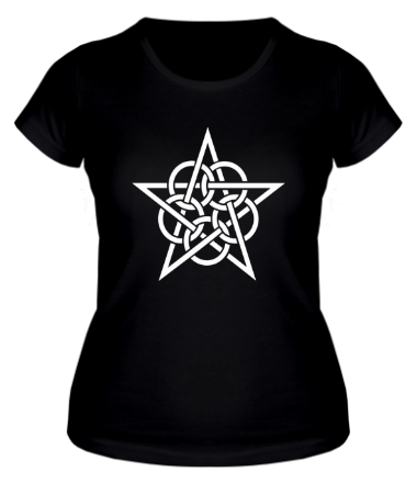Женская футболка Тату звезда с кругами
