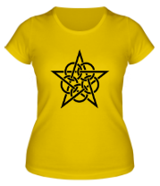 Женская футболка Тату звезда с кругами фото