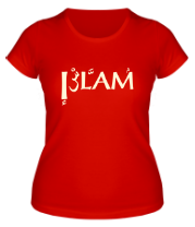 Женская футболка Ислам (свет) фото