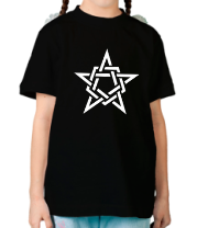 Детская футболка Звезда в стиле кельтских узоров фото