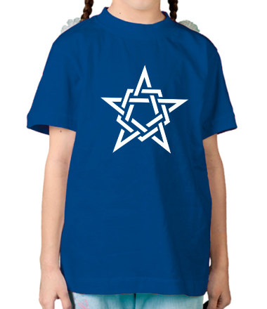 Детская футболка Звезда в стиле кельтских узоров