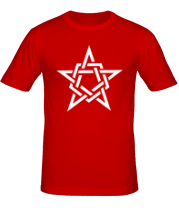 Мужская футболка Звезда в стиле кельтских узоров фото