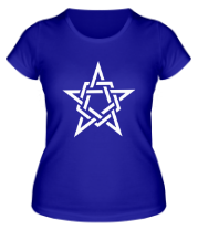 Женская футболка Звезда в стиле кельтских узоров фото