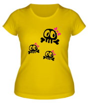 Женская футболка Черепочки с бантиками фото