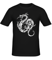 Мужская футболка Татуировка с драконом фото