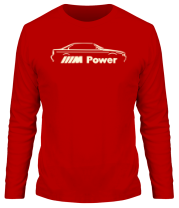 Мужская футболка длинный рукав M power (свет) фото