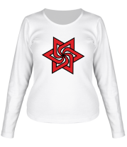 Женская футболка длинный рукав Звезда торнадо фото