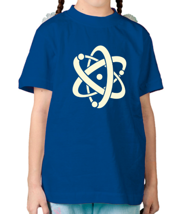 Детская футболка Атом (свет)