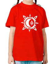 Детская футболка Исламский символ в узорах
