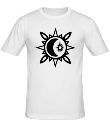 Мужская футболка Исламский символ в узорах