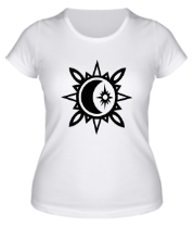 Женская футболка Исламский символ в узорах фото