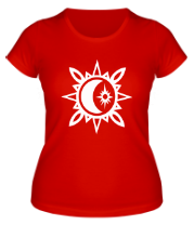 Женская футболка Исламский символ в узорах фото
