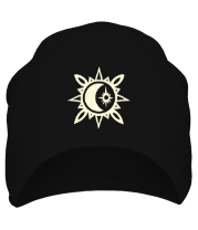 Шапка Исламский символ в узорах (свет) фото