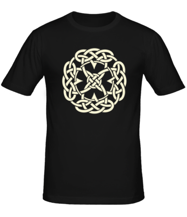 Мужская футболка Сложный кельтский узор (свет)