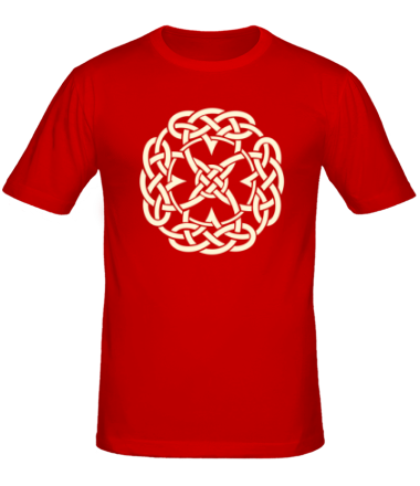 Мужская футболка Сложный кельтский узор (свет)