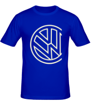Мужская футболка Вольксваген значок (свет)