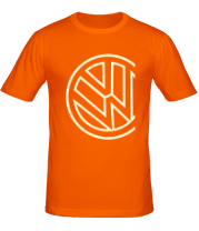 Мужская футболка Вольксваген значок (свет) фото