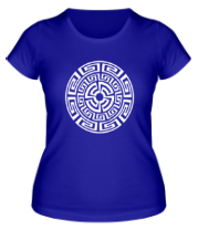 Женская футболка Узор круговорот фото