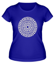 Женская футболка Узор круговорот (свет) фото