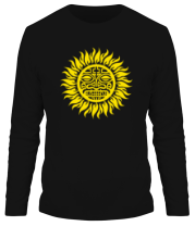 Мужская футболка длинный рукав Солнце древний символ фото